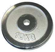 krómozott súly 10kg - 28mm átmérőjű tengelyhez