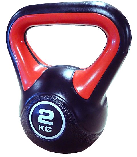 Kettlebell cementtöltettel 2 kg