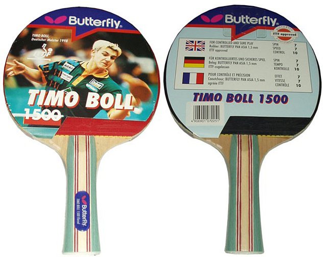 Butterfly - Minőségi pingpong ütő Boll 1500