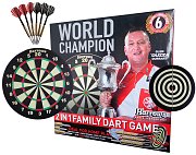 HARROWS családi darts játék - céltábla és 6 darts készlet